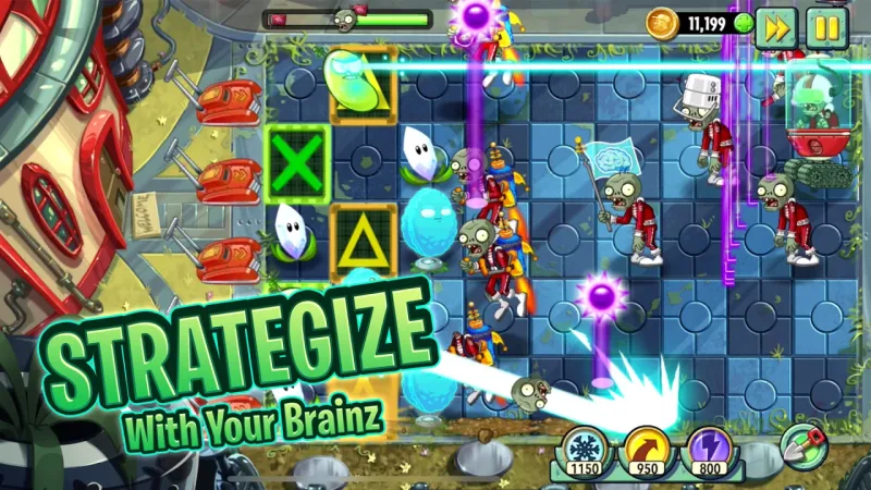 Plants vs Zombies 2 screenshot 1